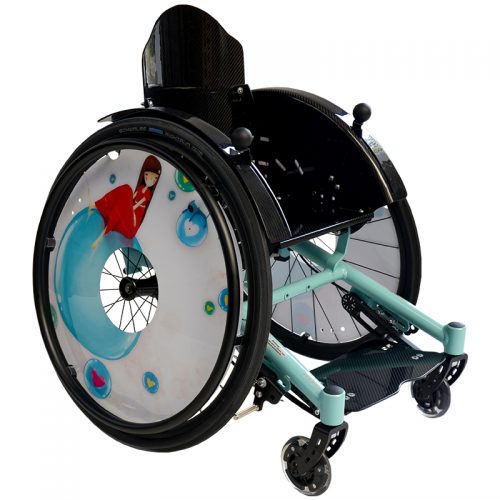 Wheelchair in special color